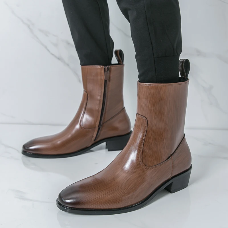 Men Shoes Classic - Klasik Rahat Bilek Botları Botas Moda
