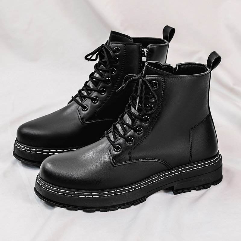 Men Shoes Classic - Erkek 4 Mevsim Siyah Rugan Deri