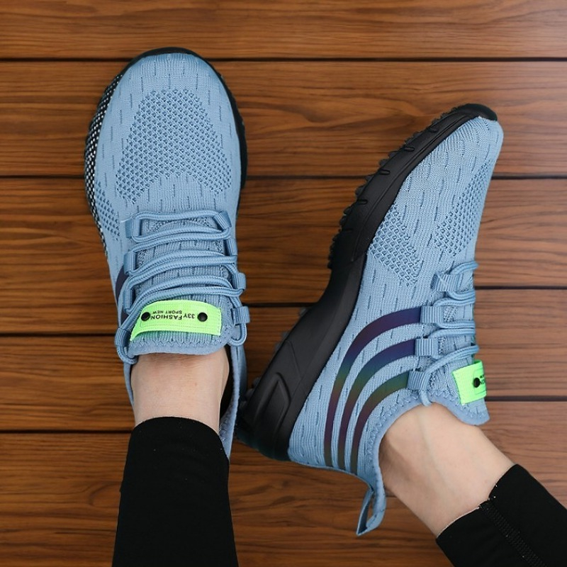 Men Shoes Running Sale - Marka spor ayakkabı nefes örgü koşu