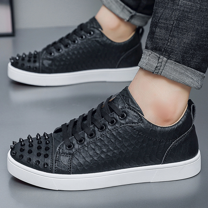 Men Shoes Dior - 2026 Yeni Moda Perçinli Erkek Kaykay
