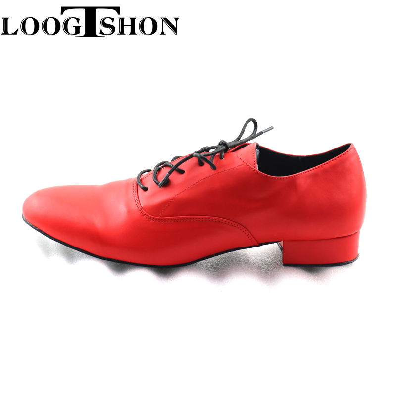 Men Shoes Red Bottom - LOOGTSHON kırmızı erkek kırmızı deri balo