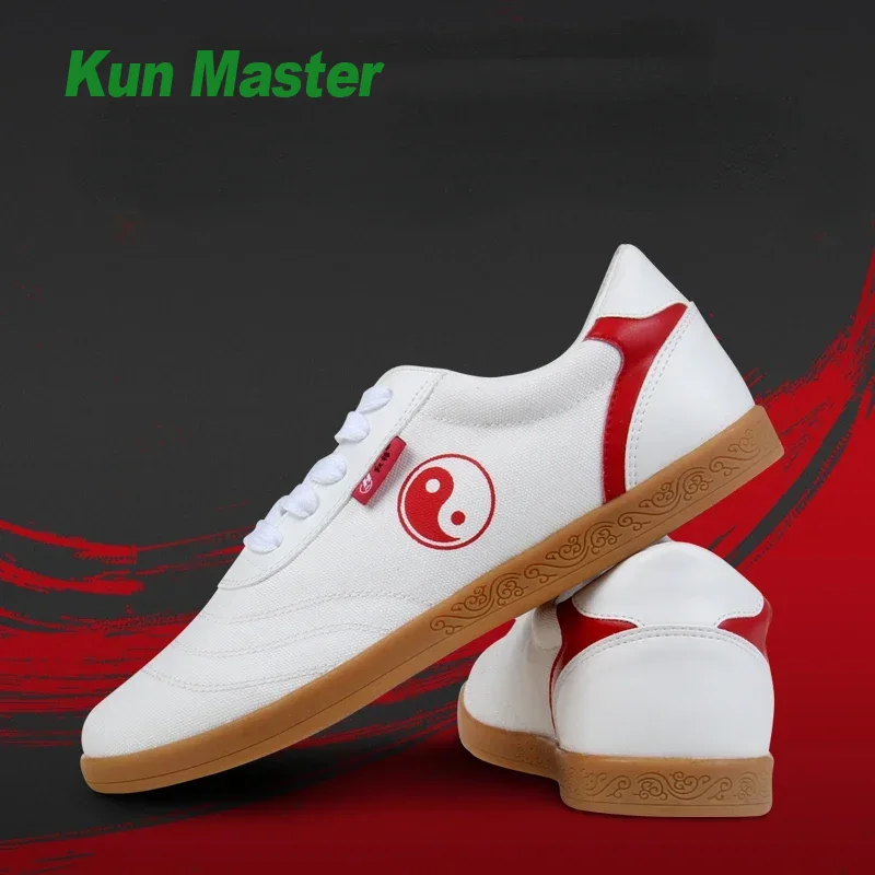Men Shoes Red Bottom - Kırmızı pamuklu Taiji ayakkabıları yazlık erkek