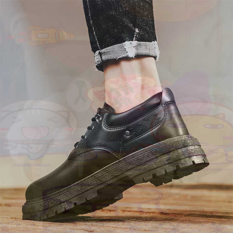 Men Shoes Red Bottom - Koyu Doğal Deri Moda Eğitmenler Tenis