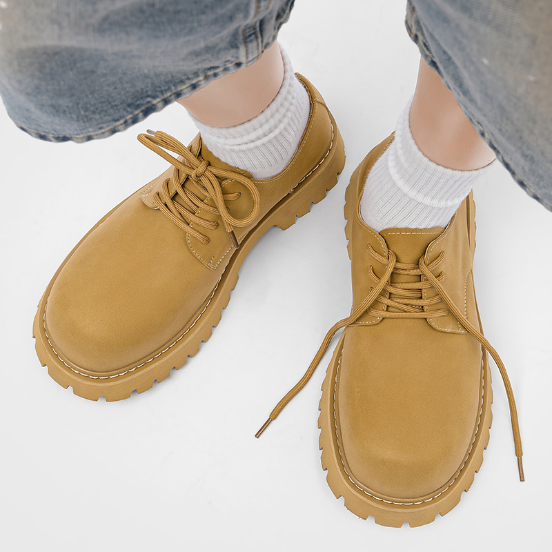 Men Shoes Classic - Erkek İlkbahar Sonbahar Kalın Tabanlı Ravent