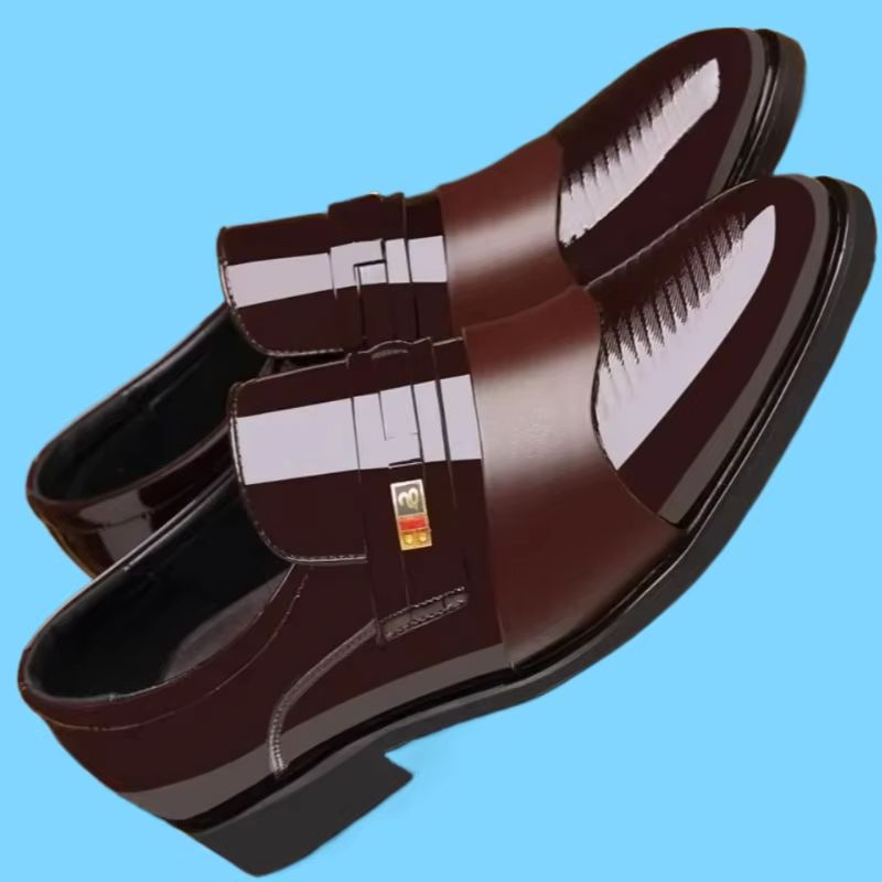 Men Shoes For Office Work - Erkek Klasik Lüks Sivri Burunlu Deri