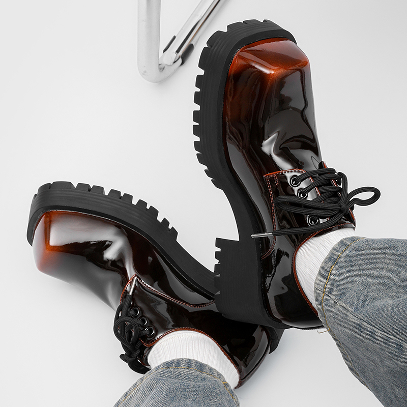 Erkek kalın tabanlı deri ayakk - Men Shoes For Office Work incelemesi ve fiyatı