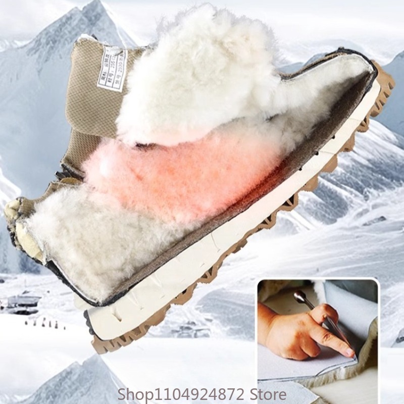 Kışlık Sıcak Yün Pamuklu Ayakk - Men'S Shoes With Support incelemesi ve fiyatı