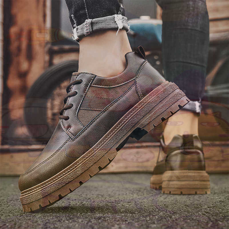 Koyu Doğal Deri Moda Eğitmenle - Men Shoes Red Bottom incelemesi ve fiyatı