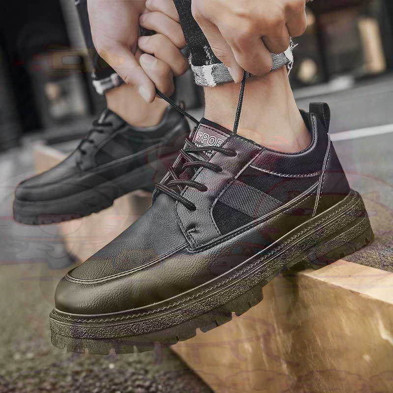 Koyu Doğal Deri Moda Eğitmenle - Men Shoes Red Bottom incelemesi ve fiyatı