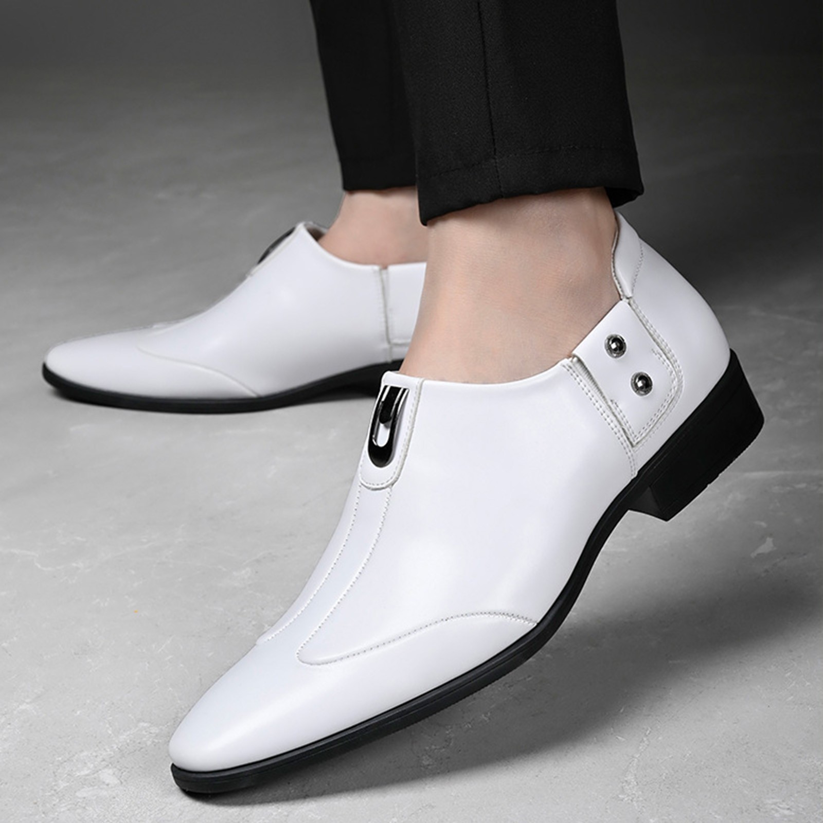 Beyaz Erkek Yumuşak Deri Günlü - Men Shoes For Office Work incelemesi ve fiyatı