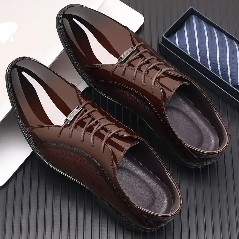 Parlak Üst Siyah Sosyal Ayakka - Men Shoes Clearance incelemesi ve fiyatı