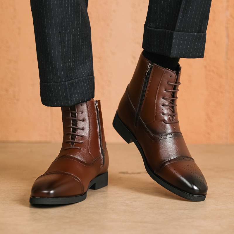 Lüks erkek botları yeni yüksek - Men Shoes Classic incelemesi ve fiyatı