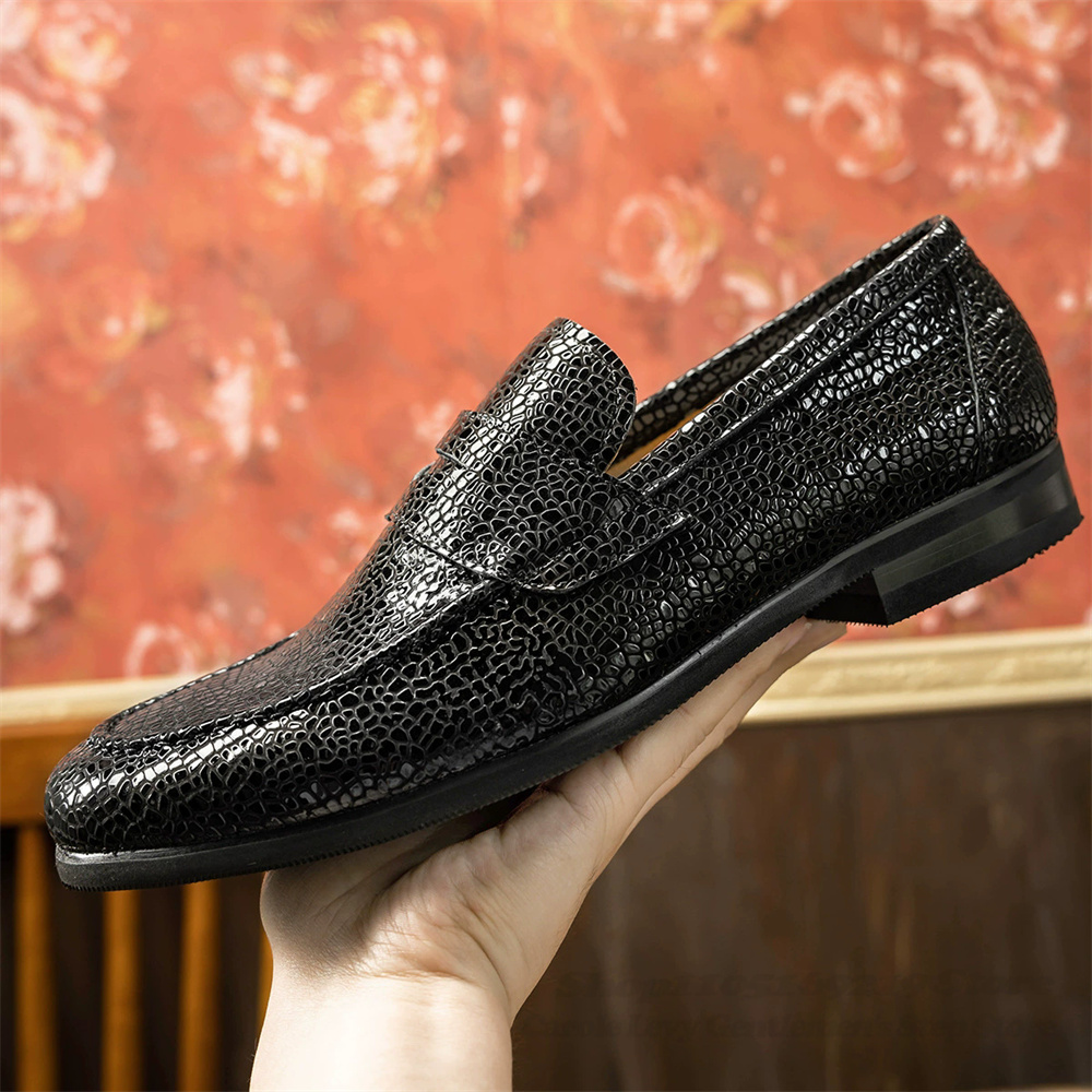 İngiliz Deri Loafer'lar Yılan  - Loafer Slip On Men incelemesi ve fiyatı