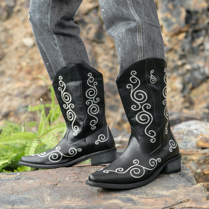 Erkekler için İşlemeli Batı Bo - Men Shoes Classic incelemesi ve fiyatı