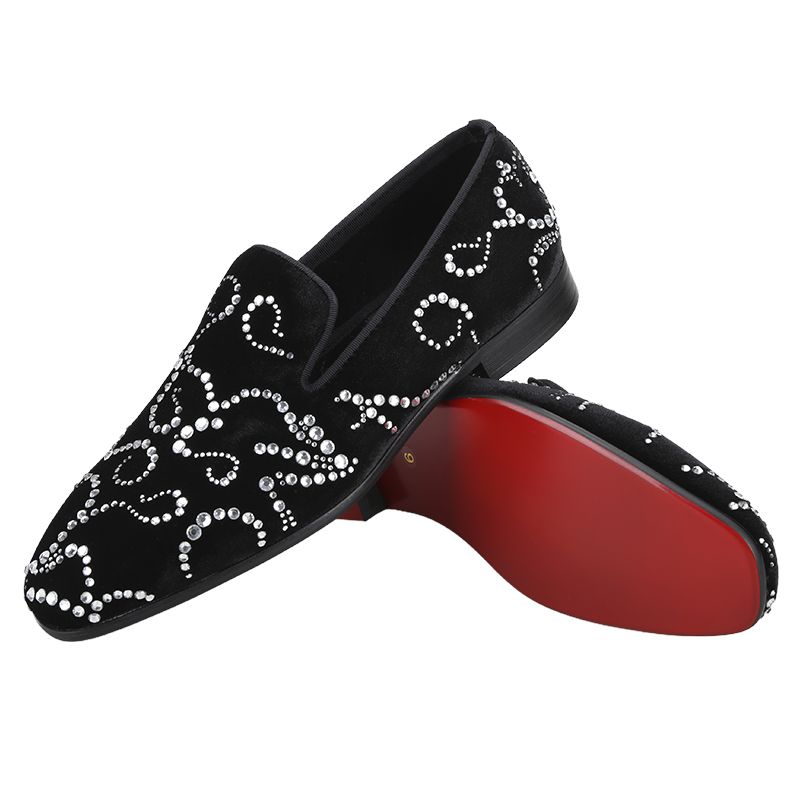Piergitar siyah kadife ve dand - Men Shoes Red Bottom incelemesi ve fiyatı