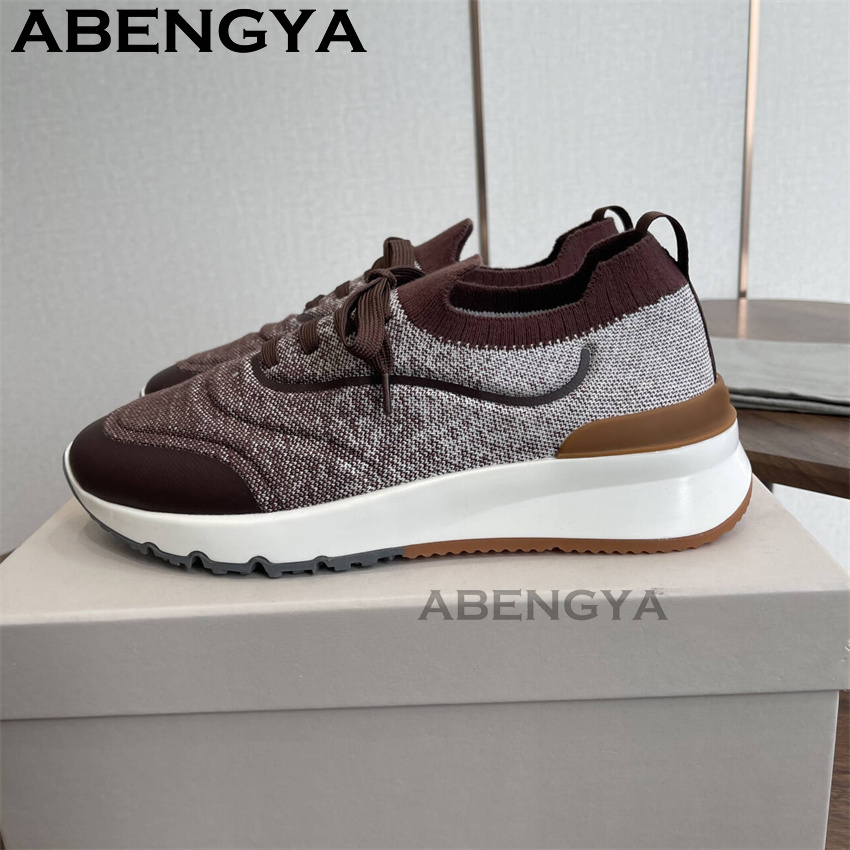 Erkekler yeni çok renkli örme  - Loafer Slip On Men incelemesi ve fiyatı