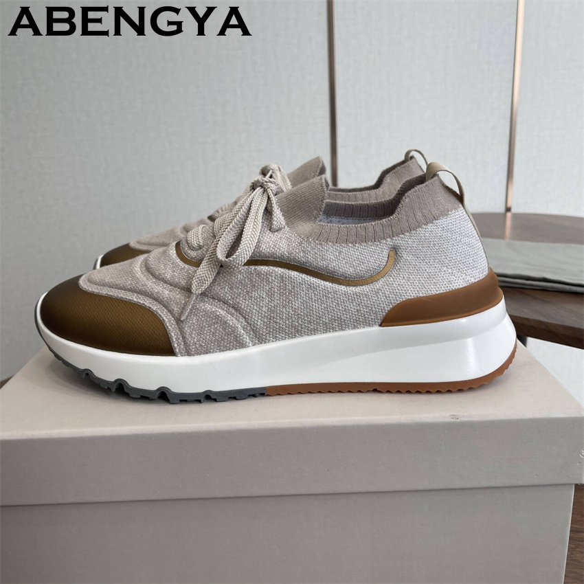 Erkekler yeni çok renkli örme  - Loafer Slip On Men incelemesi ve fiyatı